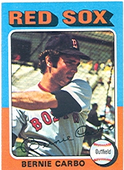 1975 Topps Mini Baseball Cards      379     Bernie Carbo